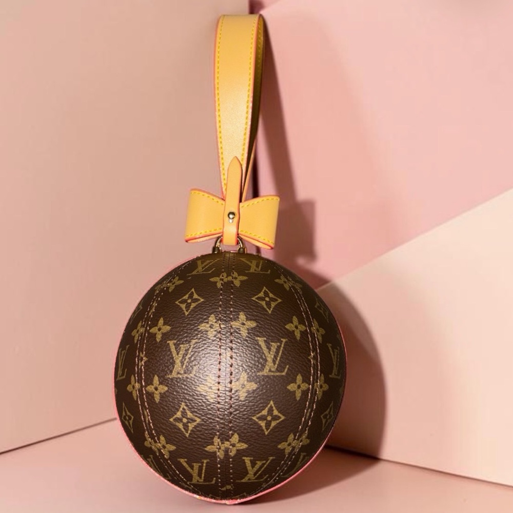 LV monogram Ball Wristlet